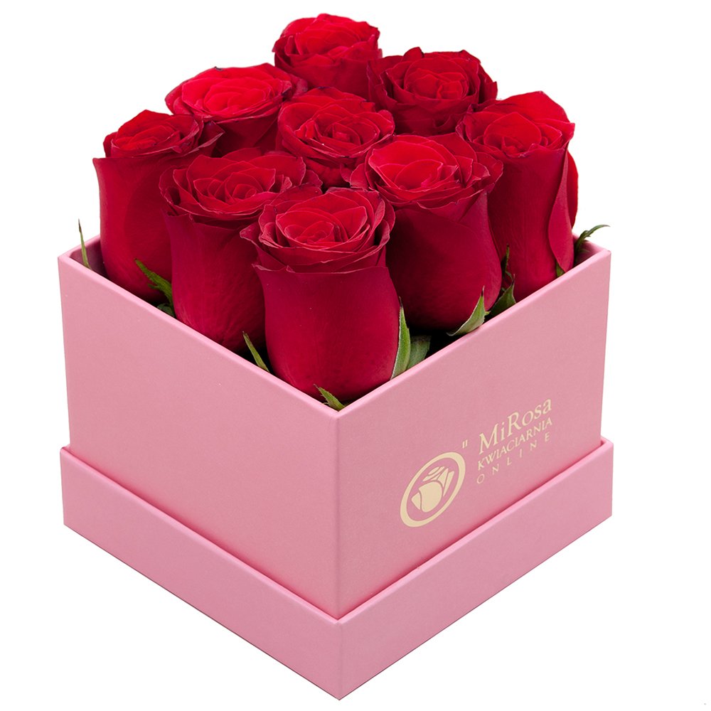 Custom logo printed paper luxury gift flower box