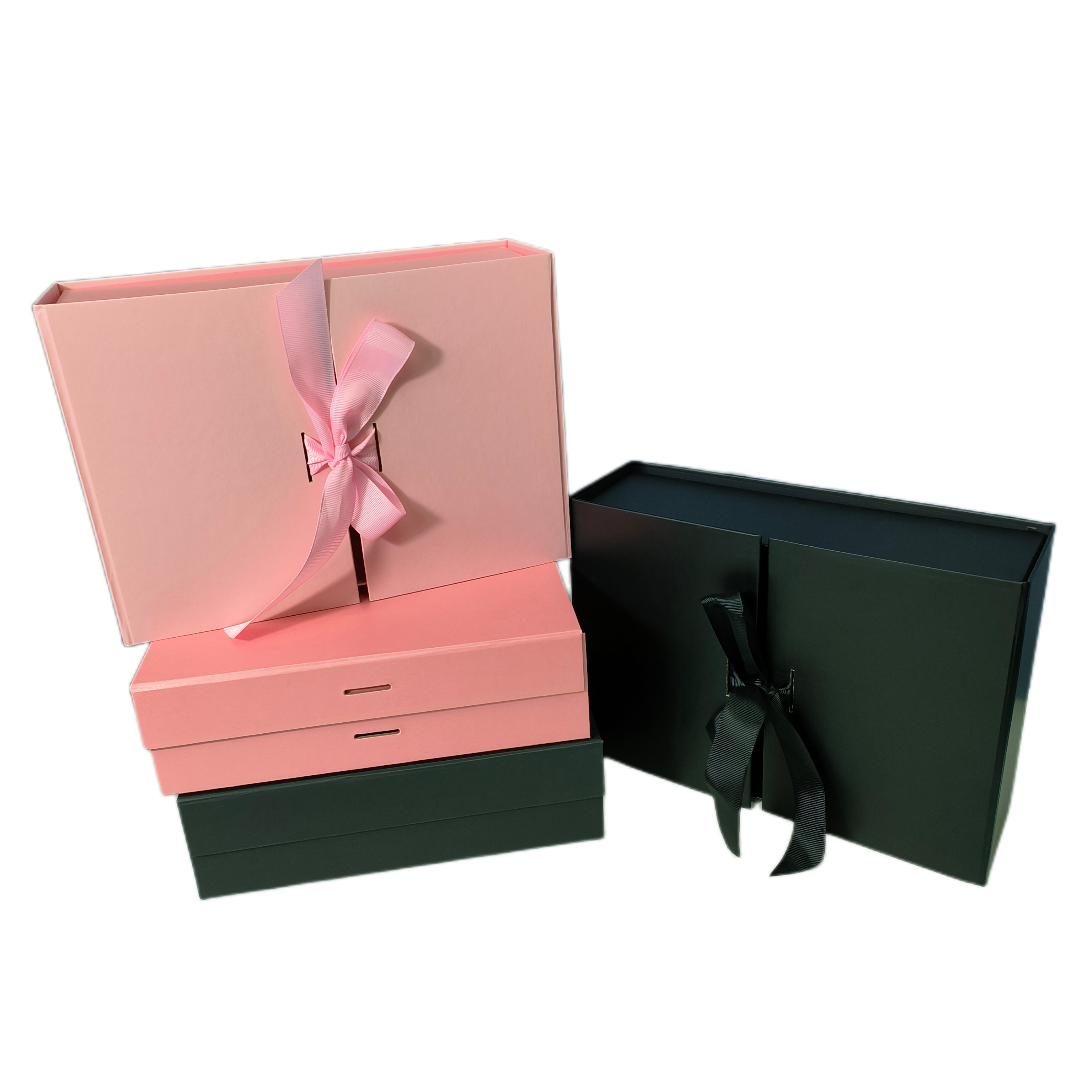 Wholesale Customized Good Quality Logo Blank Paper Cardboard Packaging White and Black Large Gift Box Packing Corrugated Board