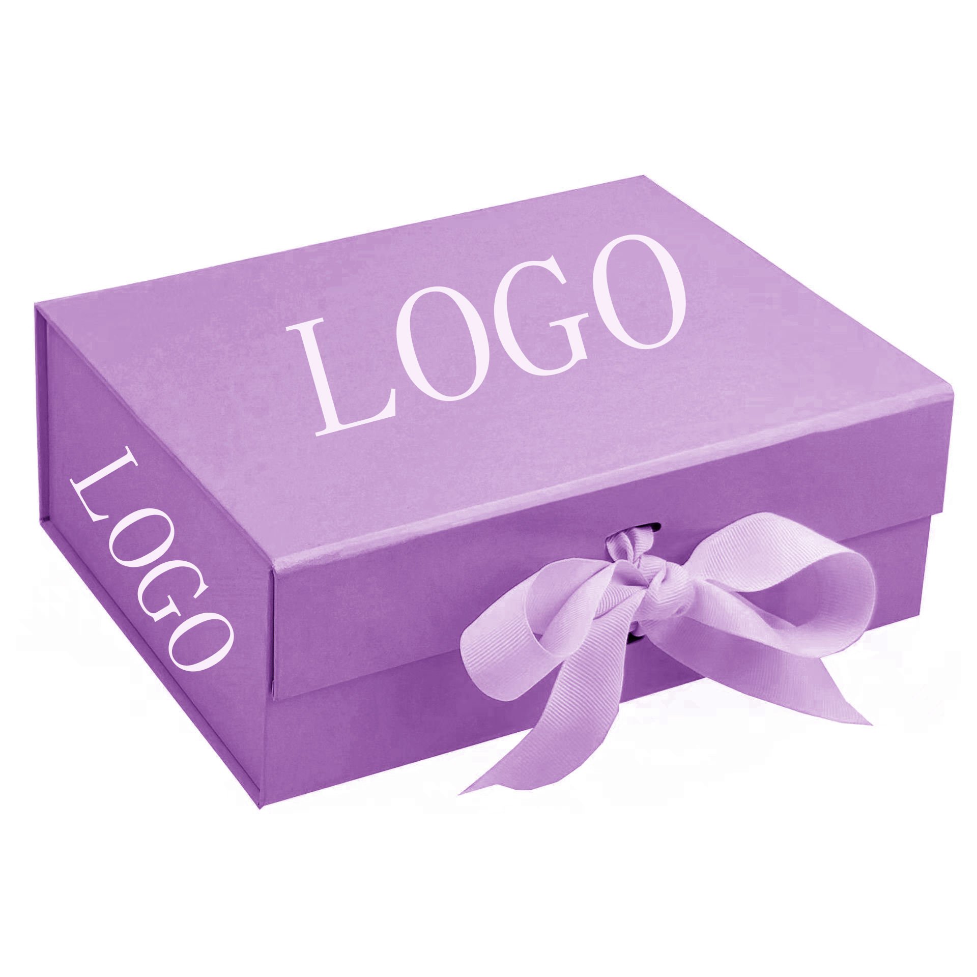 Magnet Flap Clothing Paper Box Foldable Magnetic Closure Gift Boxes Newest Design Top Quality White with Black Ribbon Shoes Box