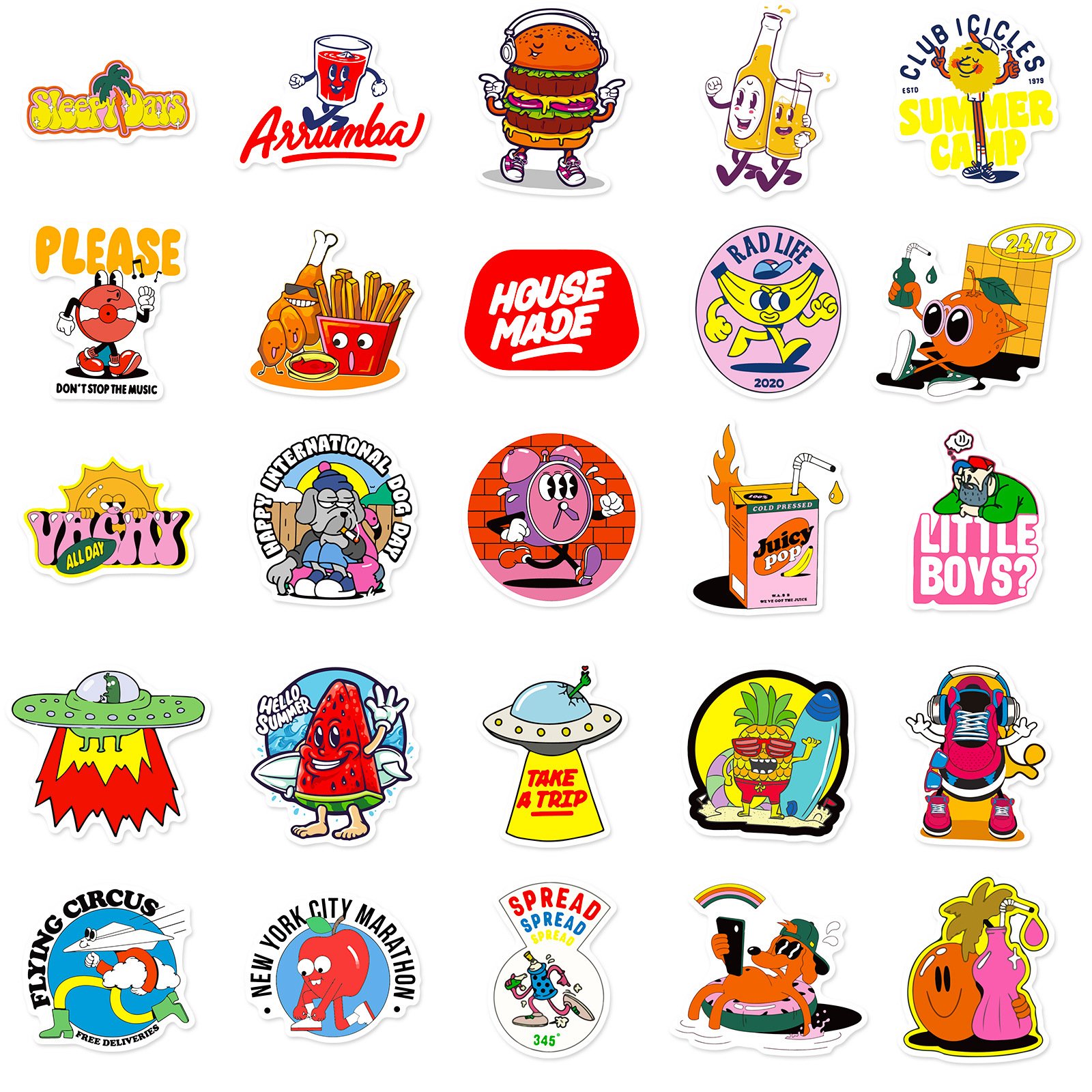 Individual Small Stickers Custom Logo Die-cut Label Stickers Personalizados. Anime Decorative Sticker with Your Own Design