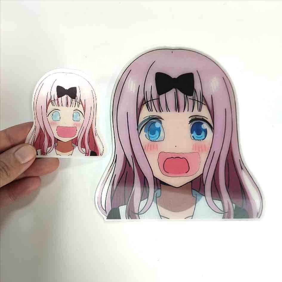 Wholesale 3D Motion Sticker Lenticular Anime Waterproof Car Decals Anime Sticker For phone decor