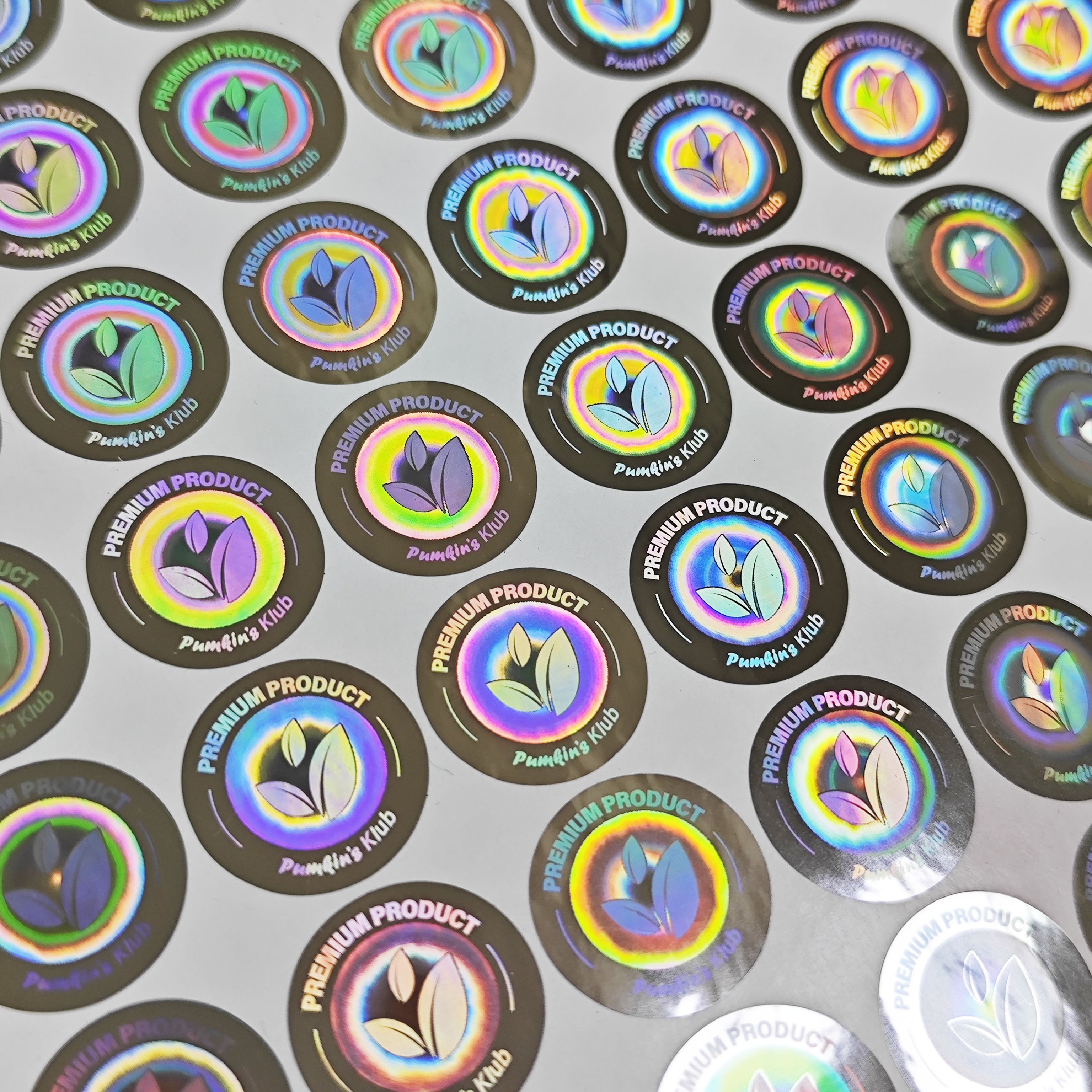 Custom anti-counterfeiting warranty sticker , 3D Security Hologram sticker custom Logo, Tamper-resistant stickers