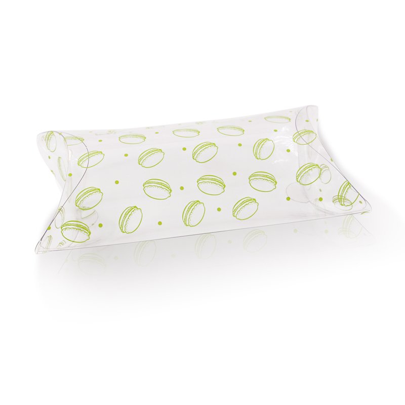 Clear PVC Box Hang Hole Plastic Promotional Headwear Nail Press Jewelry Pillow Packaging Box