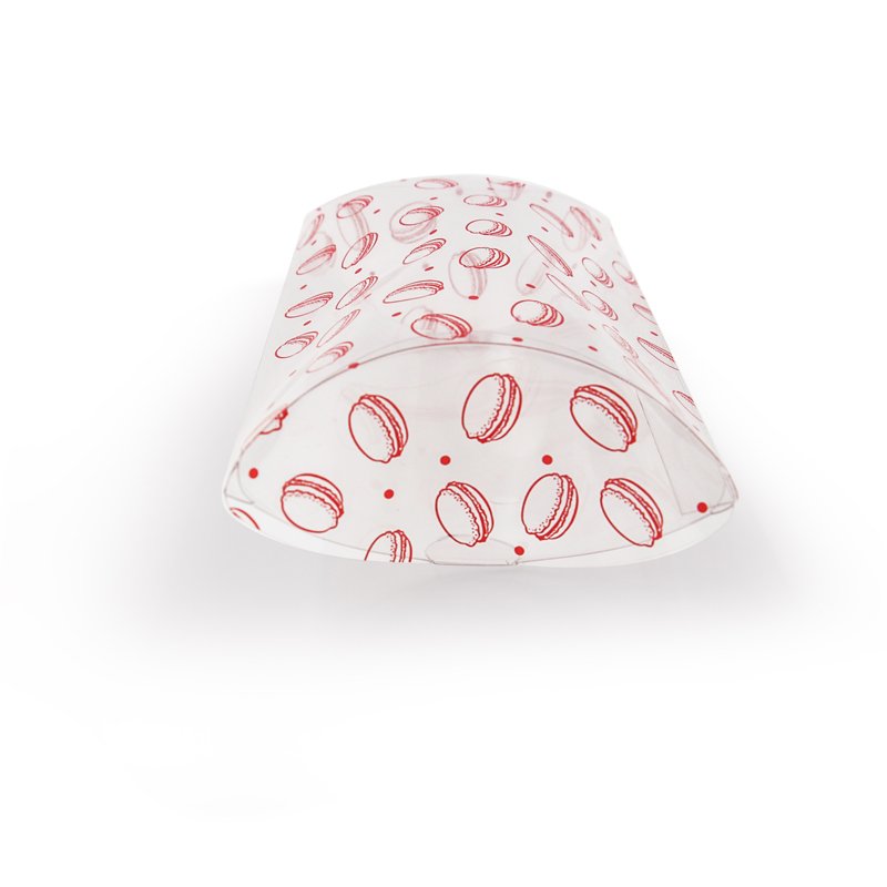 Clear PVC Box Hang Hole Plastic Promotional Headwear Nail Press Jewelry Pillow Packaging Box