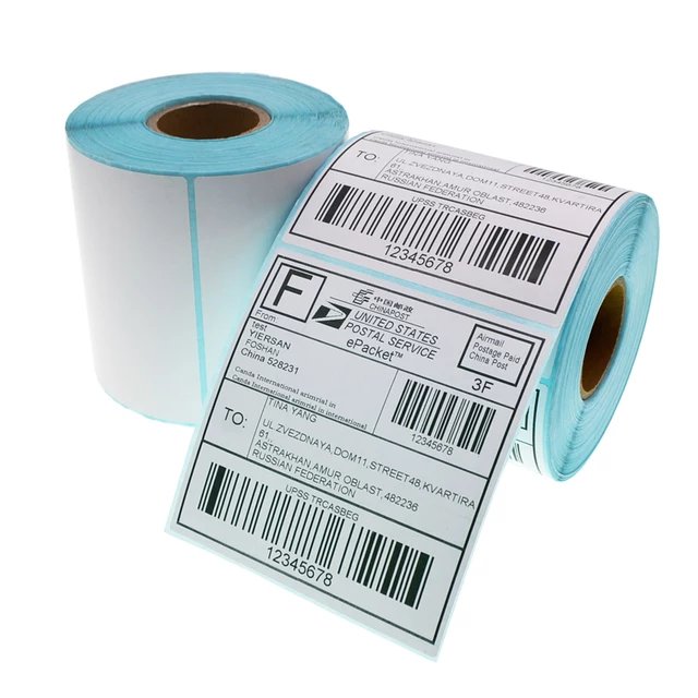 Best Sale Scratch Proof Waterproof Transfer Labels 3x2 Awb A6 Paper Flat 100x150mm Thermal Sticker Paper