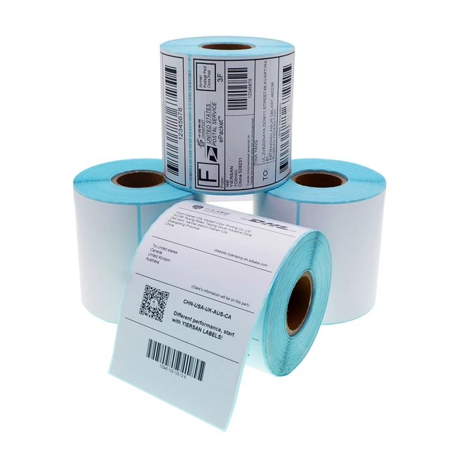 Best Sale Scratch Proof Waterproof Transfer Labels 3x2 Awb A6 Paper Flat 100x150mm Thermal Sticker Paper