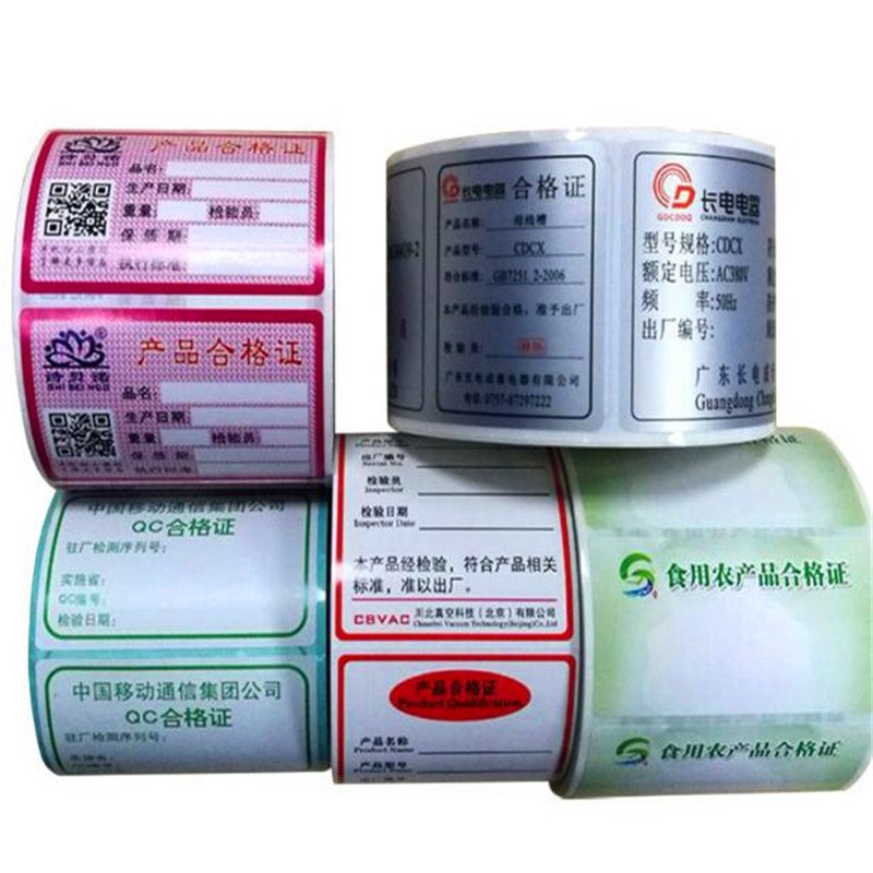 self adhesion custom printing die cut waterproof removable bopp pet paper decoration round seal label vinyl sticker