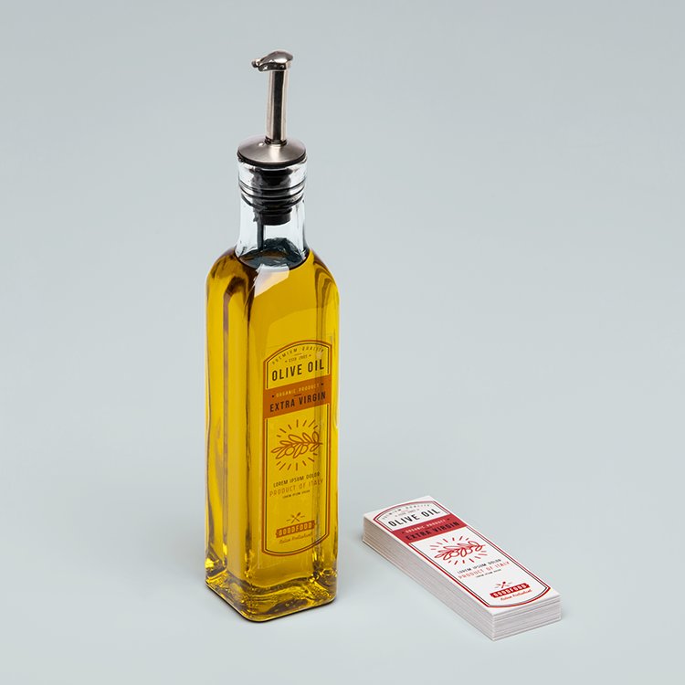 Custom Self Adhesive Silver Bopp Roll Sticker Soft Touch Printing Bottle Label For Hair Oil Product