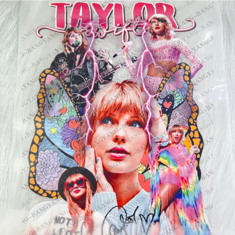 factory dtf transfer sticker screen transfers printing designs ready to press heat transfer for t shirt