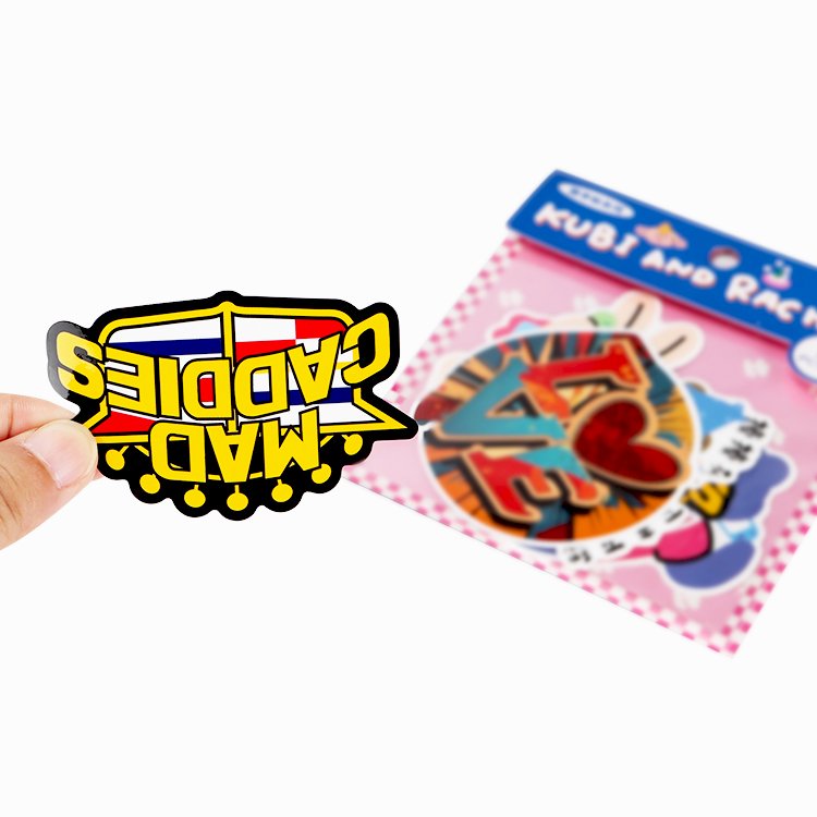 Customized printed die cut stickers labels waterproof vinyl kiss cut sticker sheet
