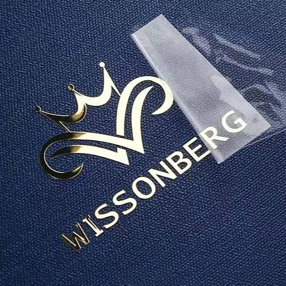 Customize Waterproof Metallic Transfer Nickel Metal Label Sticker for Bottle
