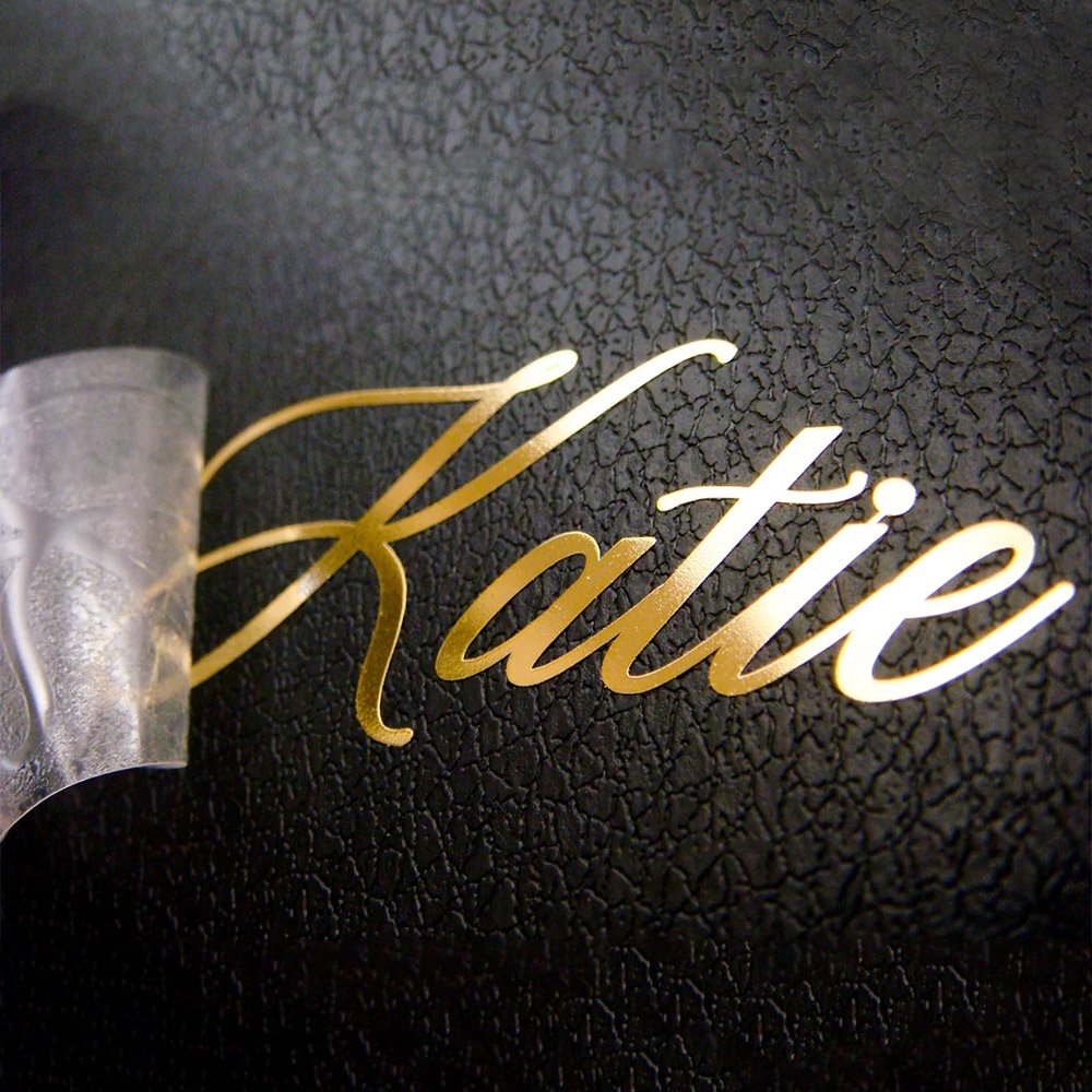 Customize Waterproof Metallic Transfer Nickel Metal Label Sticker for Bottle
