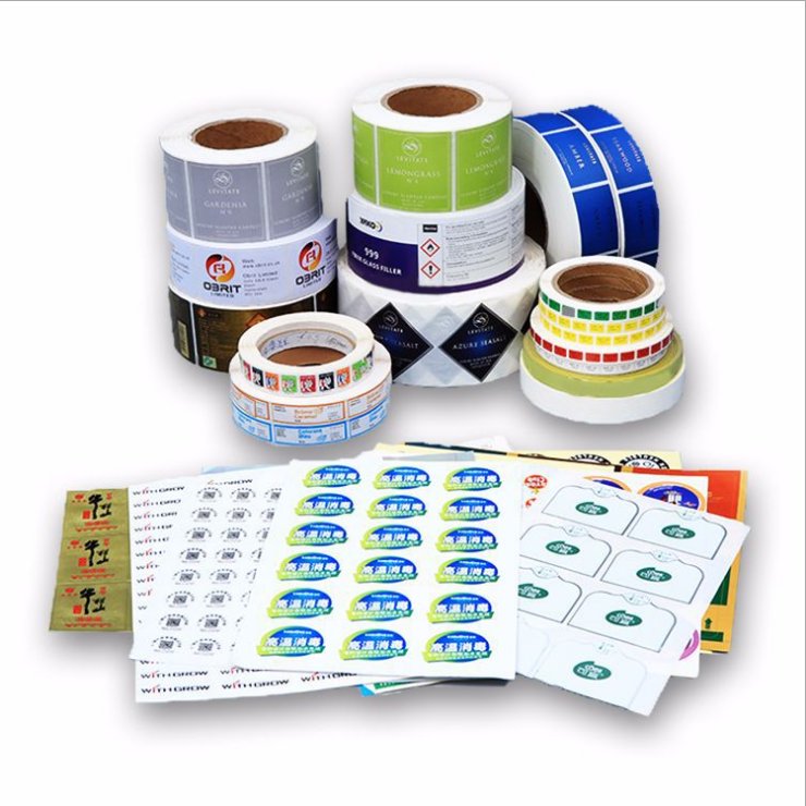 Custom Logo Printed Adhesive Paper Thank You Seal Label Sticker Roll for Packaging