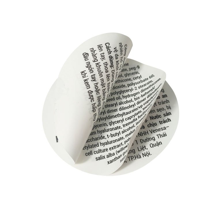 Hot sale high quality custom adhesive multi layer labels printing booklet 3 layer peel off label stickers