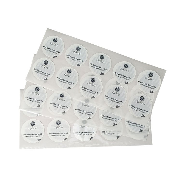 Hot sale high quality custom adhesive multi layer labels printing booklet 3 layer peel off label stickers