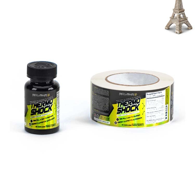 eco - friendly custom waterproof oil - proof bottle printed natural skin care lotion cosmetics labels stickers