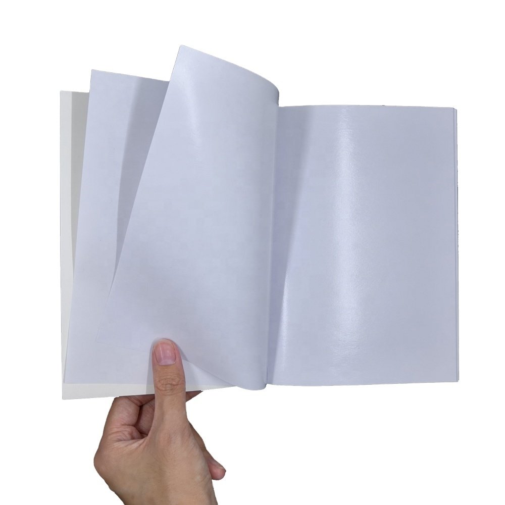 High quality custom DIY blank stickers collection book for kids silicone release paper reusable sticker album