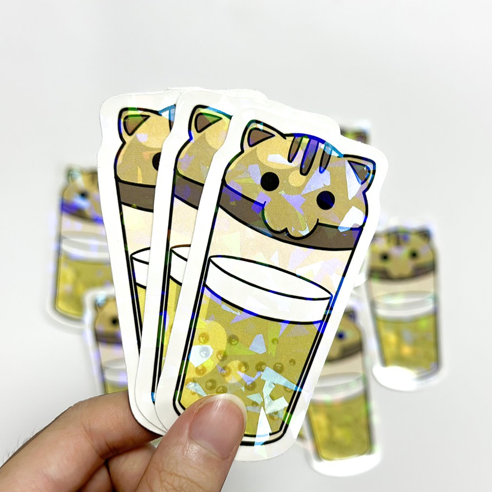 Custom Logo Printing Durable Glossy Matte Laminated Sticker Pack Die Cut UV Waterproof Custom Logo Sticker