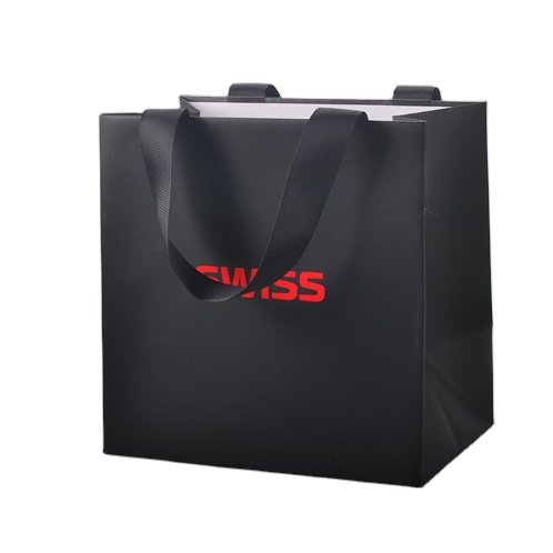 Hot Stamping Shopping Boutique Paperbag Clothes Party Pink White Custom Luxury Christmas Paper Bag For Gift With Ribbon Handle