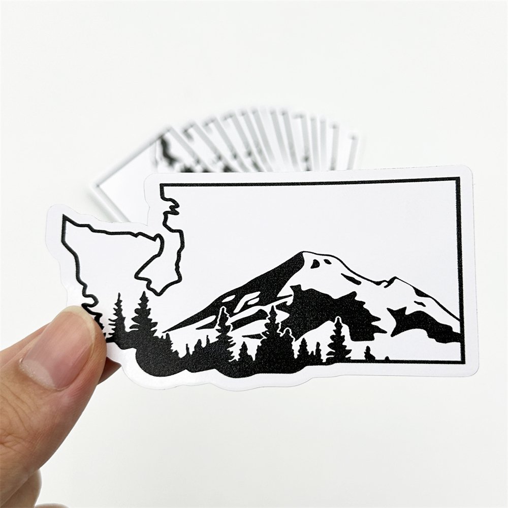 Custom Design Die Cut Waterproof Cartoon Sticker For Laptop Vinyl Adhesive Print Diecut Advertising Stickers