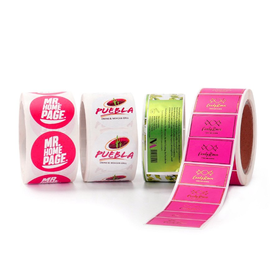 Personalized product private custom stickers Plastic Bottle Label Sticker Print Private Lotion Cosmetic PET Bottle Labels