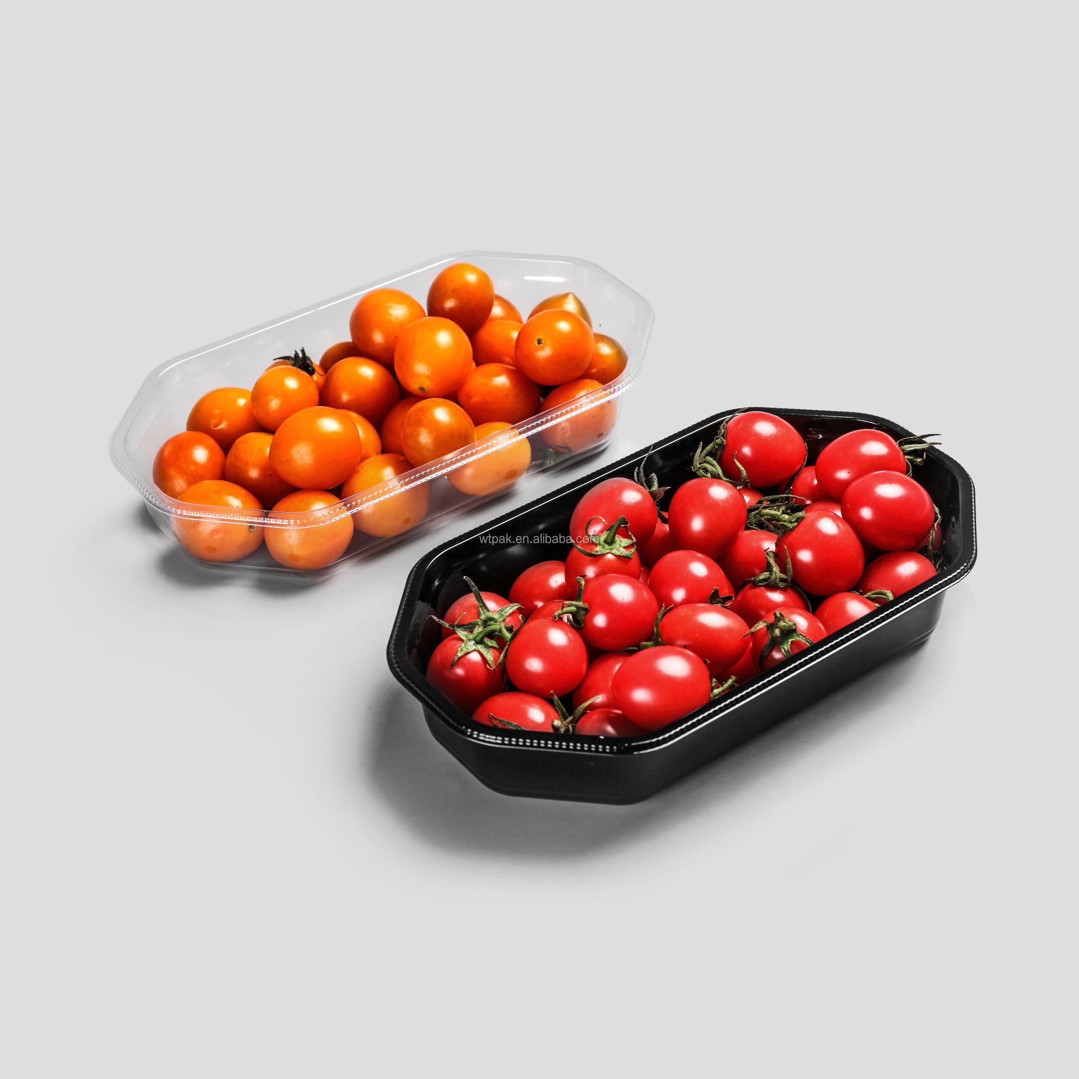 Fresh Produce customized Round Square blister Plastic fruit packaging Trays packaging boxes