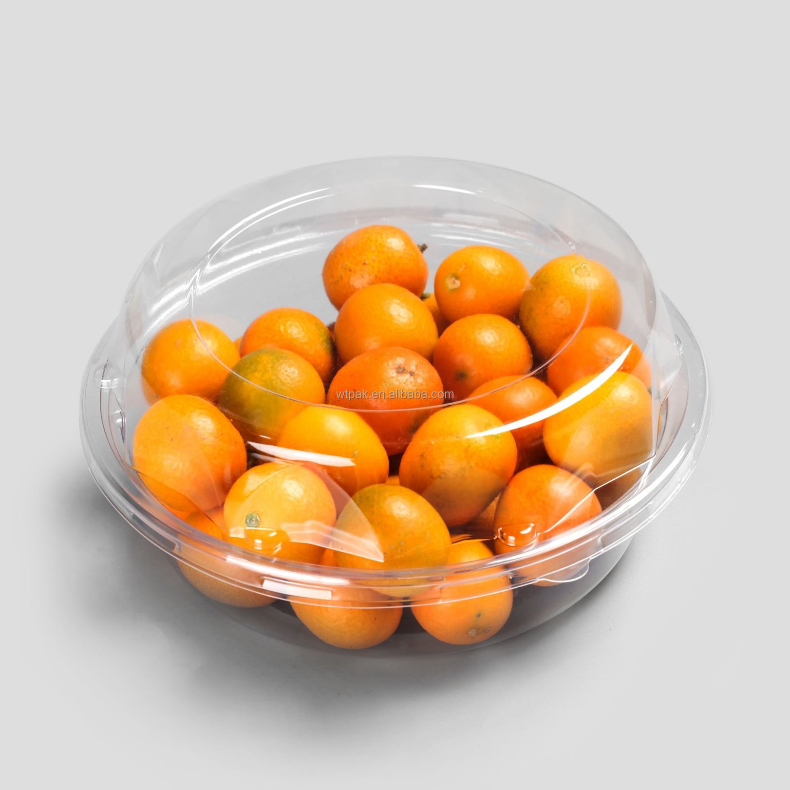 Fresh Produce customized Round Square blister Plastic fruit packaging Trays packaging boxes