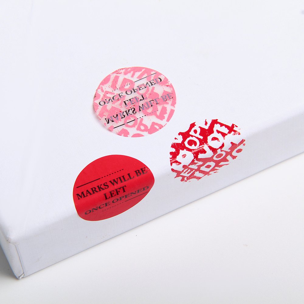 Anti-counterfeit Brand Logo Self Adhesive Holographic Vinyl Paper A4 Label Waterproof Personalized Custom Logo Stickers