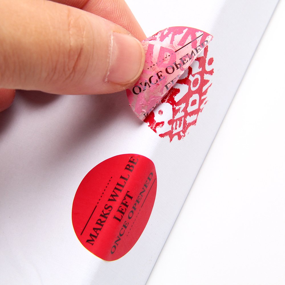 Anti-counterfeit Brand Logo Self Adhesive Holographic Vinyl Paper A4 Label Waterproof Personalized Custom Logo Stickers
