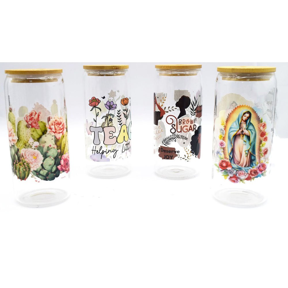 UV DTF Cup Wrap Transfer Sticker Custom Waterproof Heat Transfer Sticker For Decoration