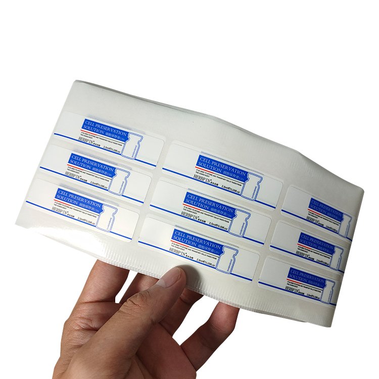Nice and Cheap Custom Logo Printed cosmetic Sticker Waterproof Self Adhesive Bottle Packaging Label Custom Cosmetic Stickers