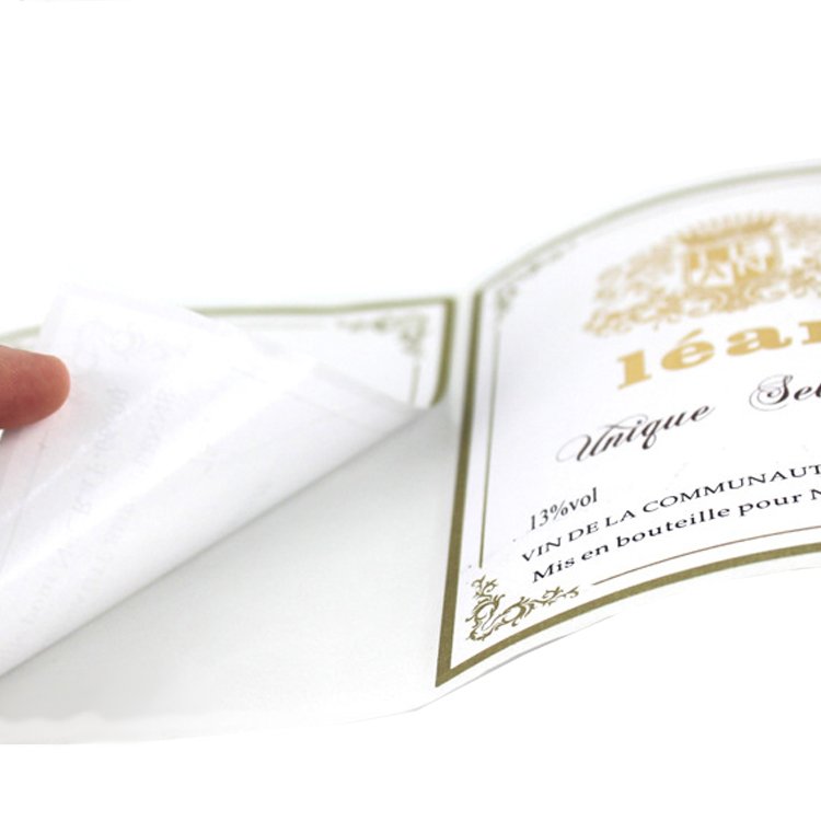 Custom logo paper label sticker printing service 3d, decorative sticker