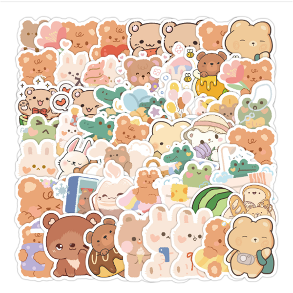 Hot Sale Cheap Custom Design Cartoon Anime Custom Stickers Printing Die Cut Waterproof Sticker For Children