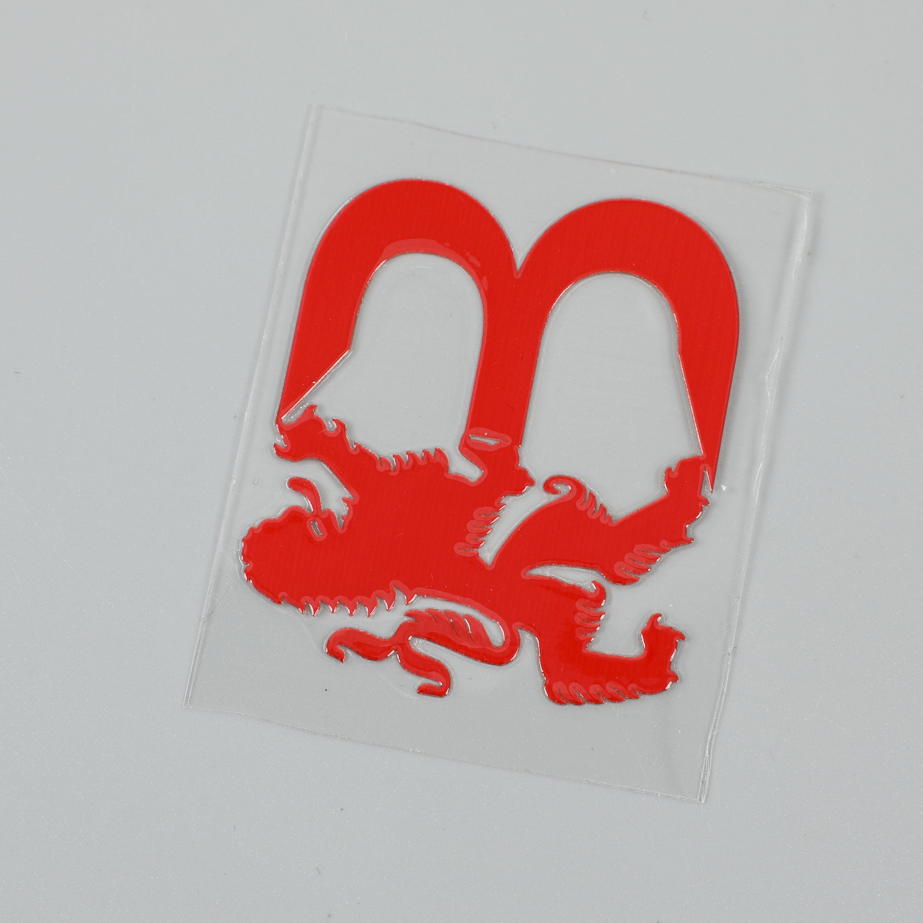 clear transfer plastic waterproof decorative die cut custom baby belly band stickers
