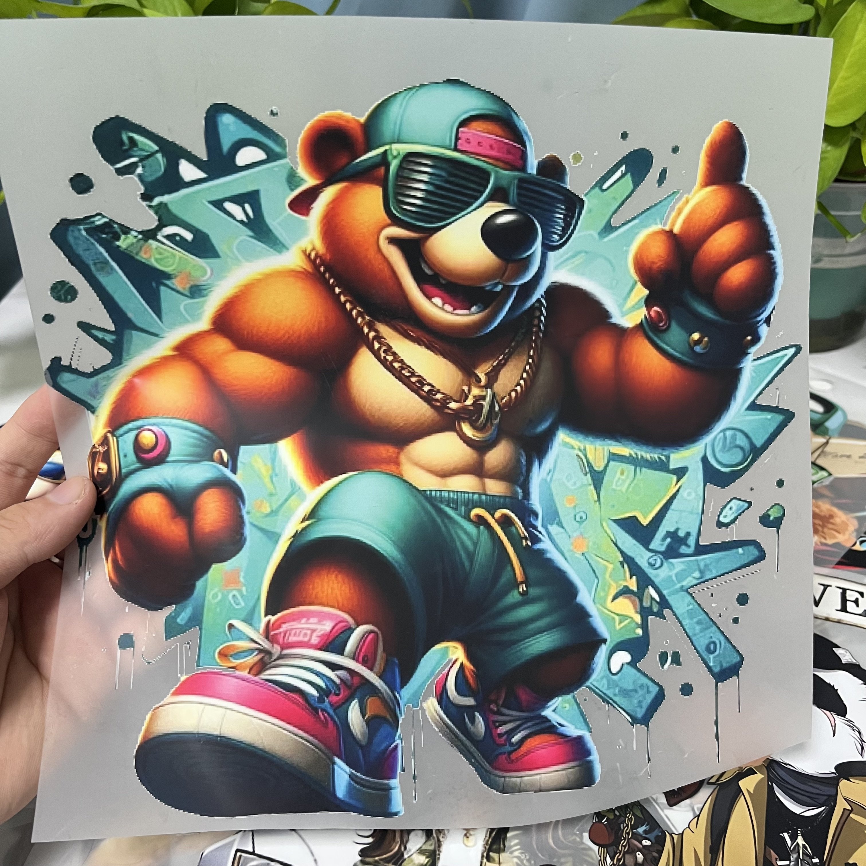 customization of high-quality DTF transfer heat transfer vinyl heat transfer designs for t shirts stickers