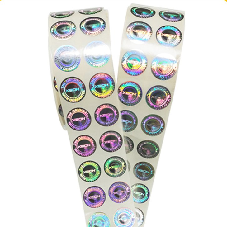 Custom Genuine Anti-counterfeit Label Hologram Print Seal Laser Hologram Sticker Security Label