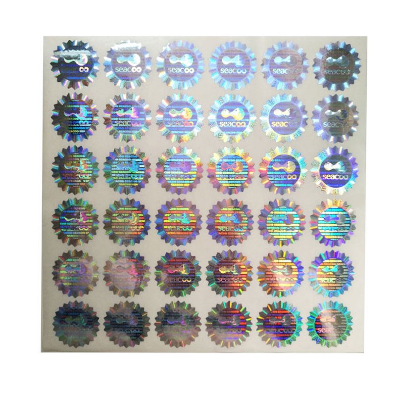 Custom Genuine Anti-counterfeit Label Hologram Print Seal Laser Hologram Sticker Security Label