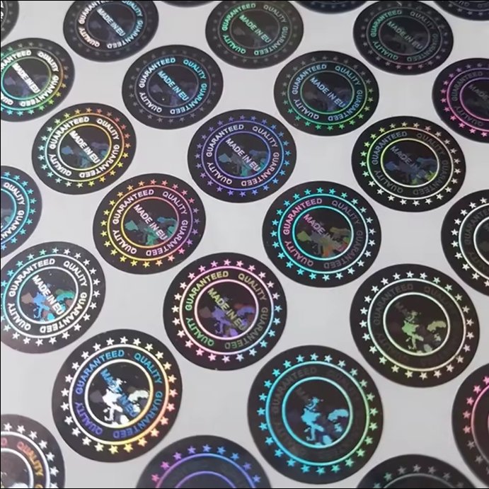 Custom Genuine Anti-counterfeit Label Hologram Print Seal Laser Hologram Sticker Security Label