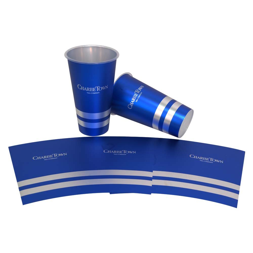 Printing Logo In Mould Label For Plastic Cup Custom IML Glossy film Shaker Cup