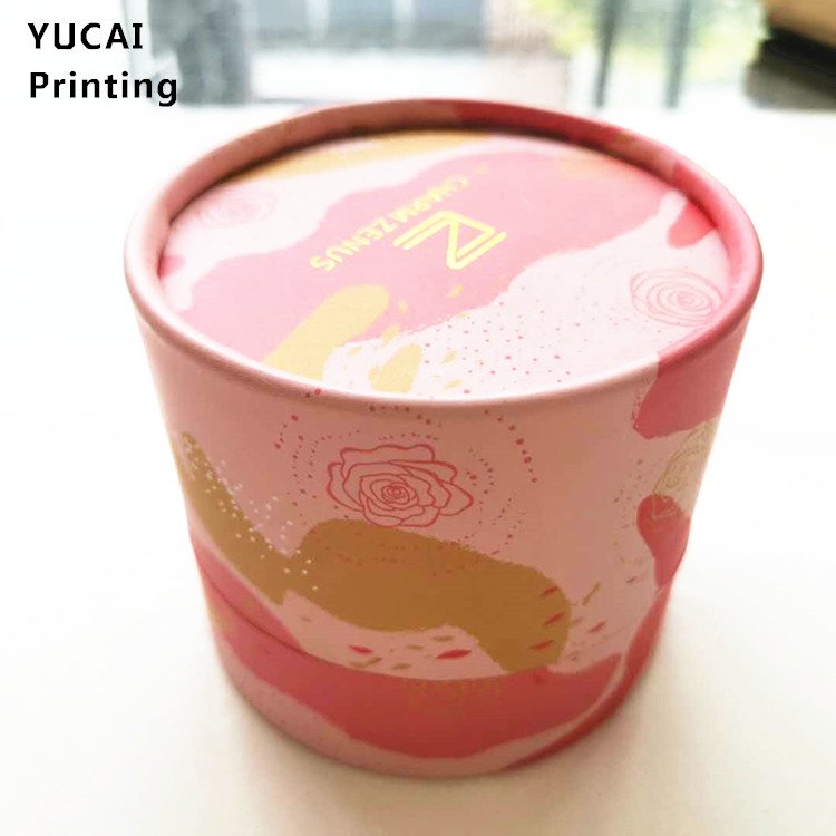 Custom Printing Paper Round Paper Packaging Cardboard Eco friendly Food Cardboard Round Tube Box