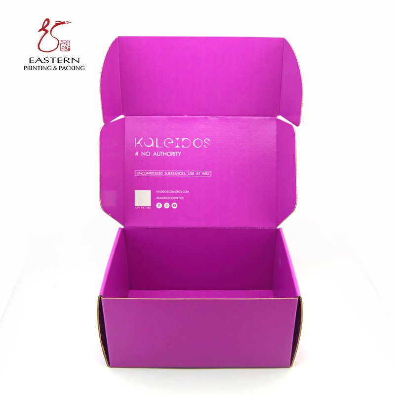 OEM Beauty Make Up Cosmetic Skin Care Gift Package Shipping Mailing Box Tuck Top Paper Packaging