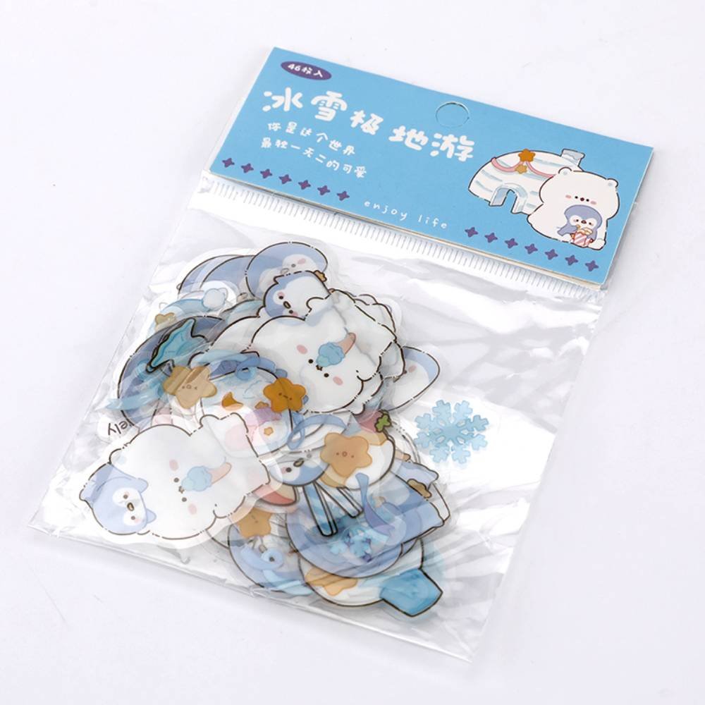 In Stock Cute Stickers For Journal Decorative Stickers For Kids Scrapbooking Stick Diary Stationery Album Animal Stickers