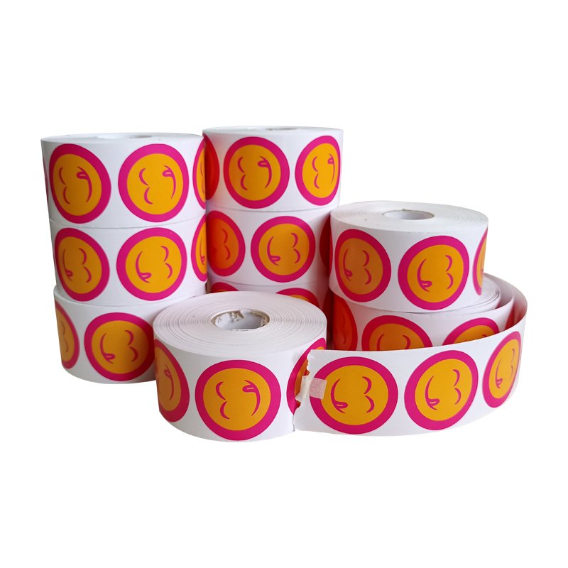 Eggshell label egg shell custom blank anticounterfeit a4 white vinyl eggshell sticker paper sheet or roll