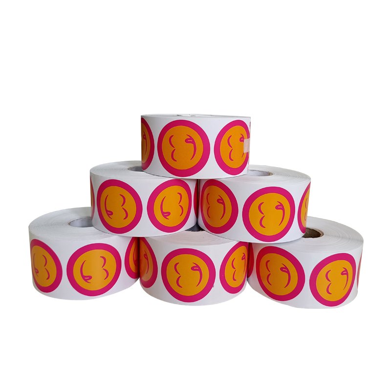Eggshell label egg shell custom blank anticounterfeit a4 white vinyl eggshell sticker paper sheet or roll
