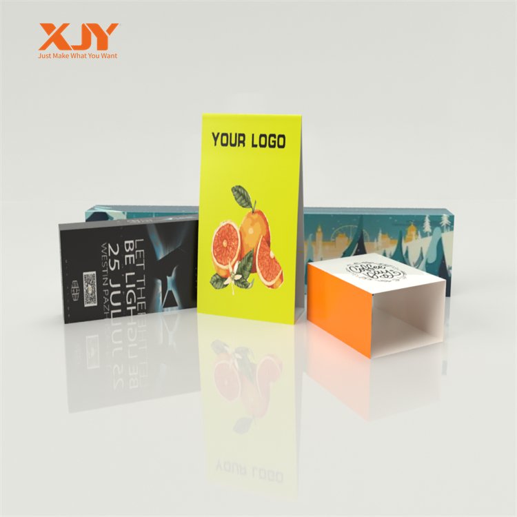 XJY customized fast food waist seal printing takeaway seal sticker packaging packing box sleeves