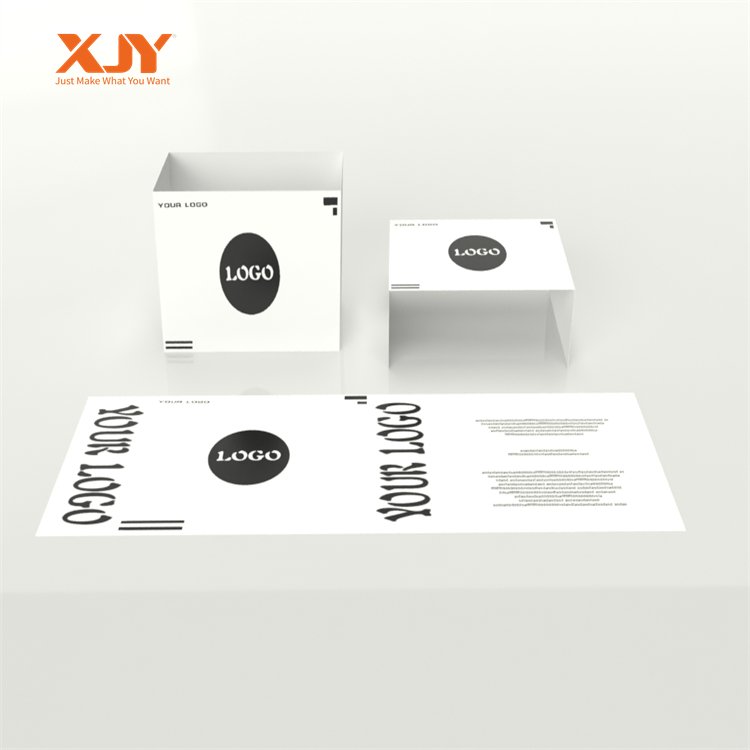 XJY customized fast food waist seal printing takeaway seal sticker packaging packing box sleeves