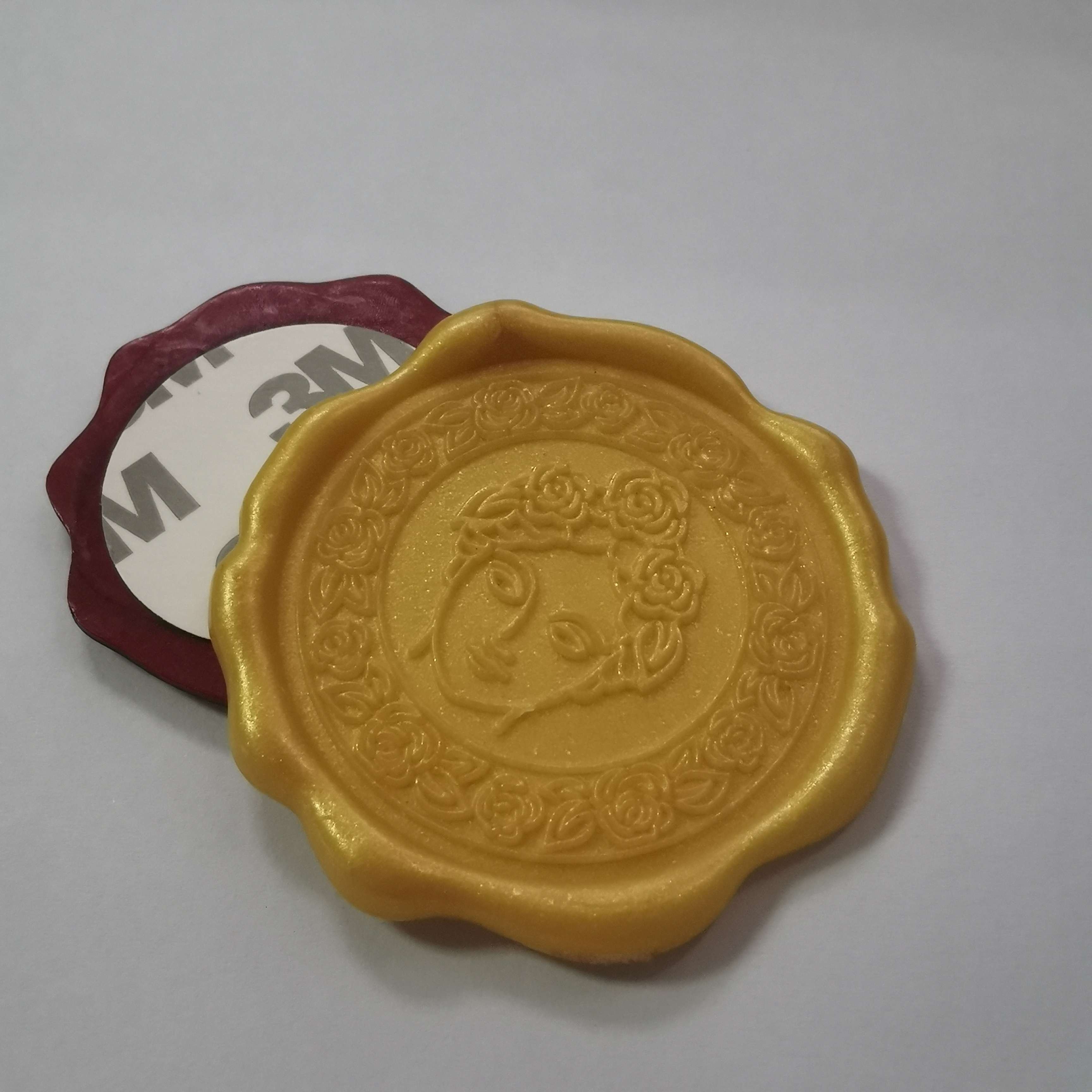 Wholesale adhesive letters custom mini stickers customized logo self-adhesive 3d wax seal stamp sticker