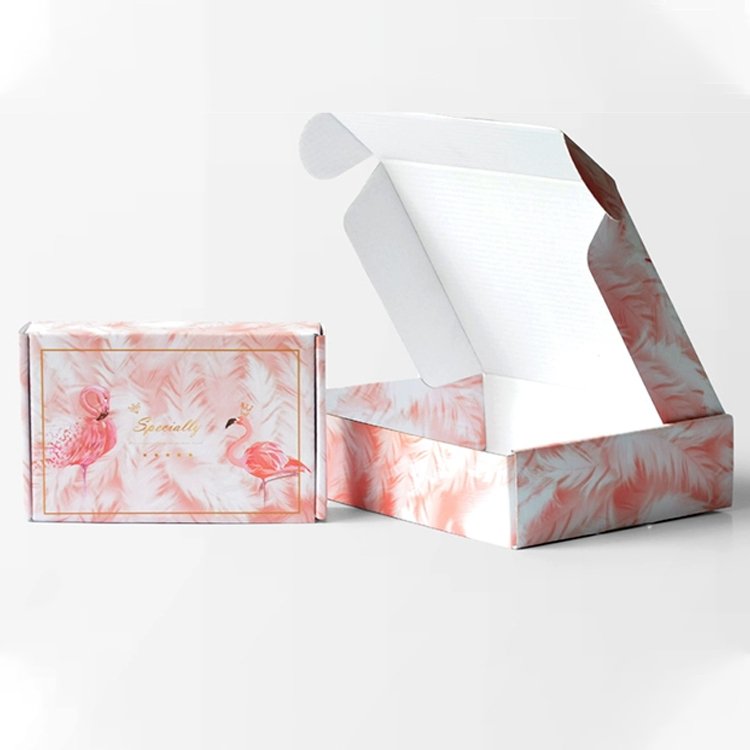 Color packaging box custom source factory lightweight corrugated box express box
