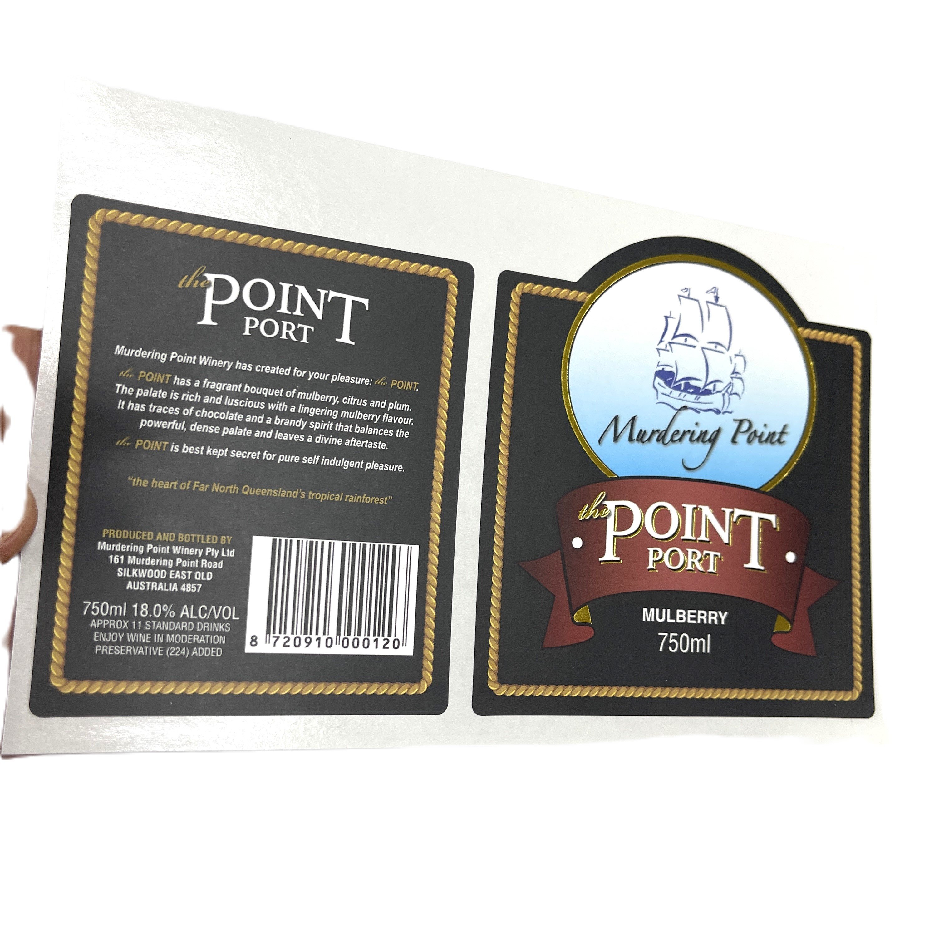 Professional Customized Red Wine Labels and Glass Bottle Stickers for Food and Tea Use