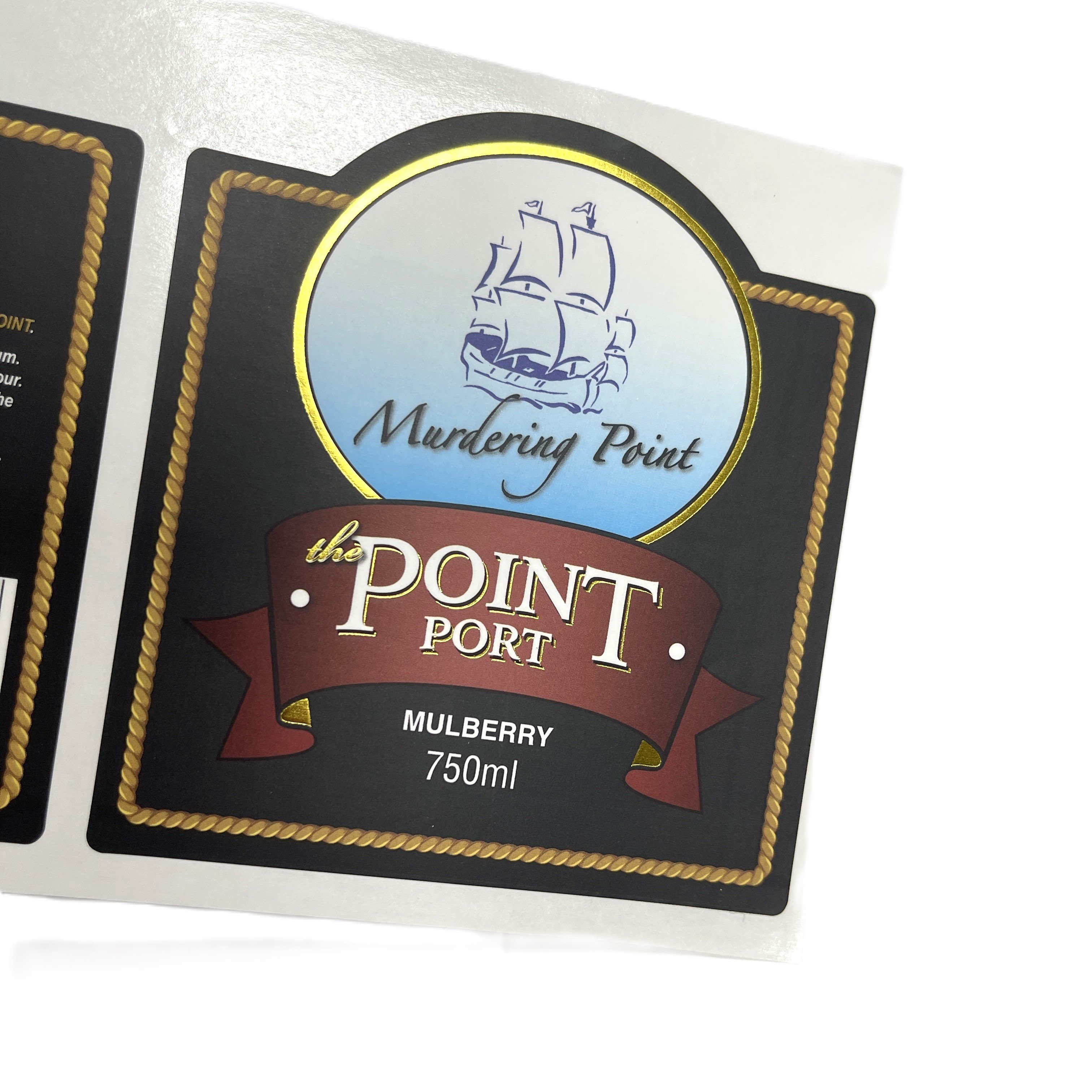 Professional Customized Red Wine Labels and Glass Bottle Stickers for Food and Tea Use